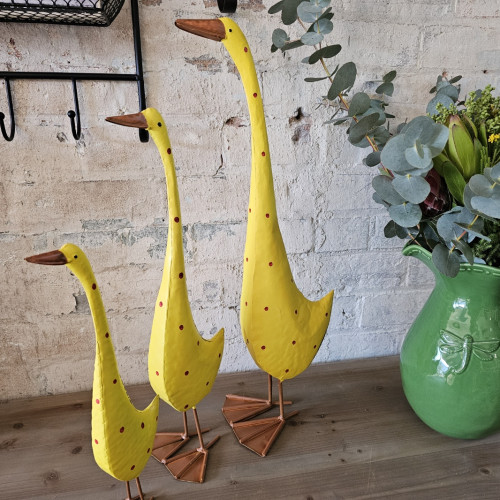 Photograph of Ducks Set of 3 Yellow