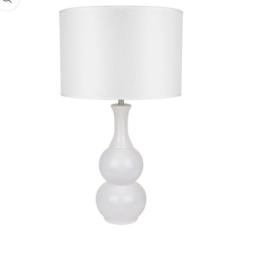 Photograph of Lamp Pattery Barn Table  - White