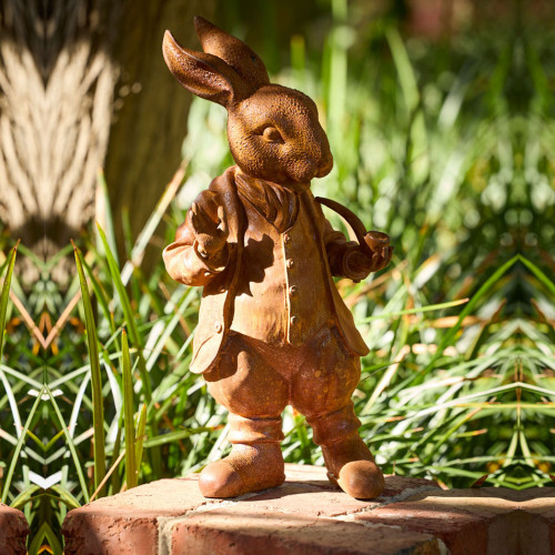 Photograph of Rabbit Mad Hatter Cast Iron Large
