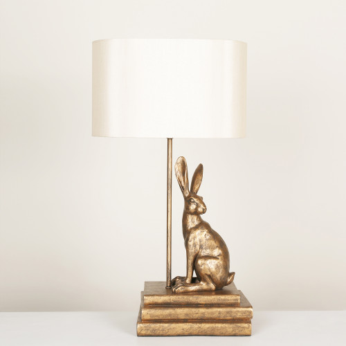 Photograph of Lamp Rabbit Regal Table - Gold