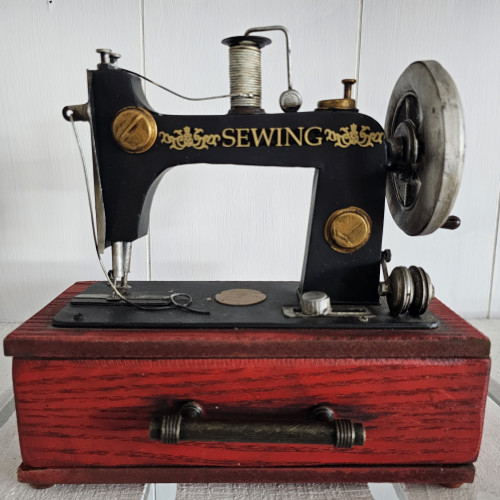 Photograph of Sewing Machine Decoration