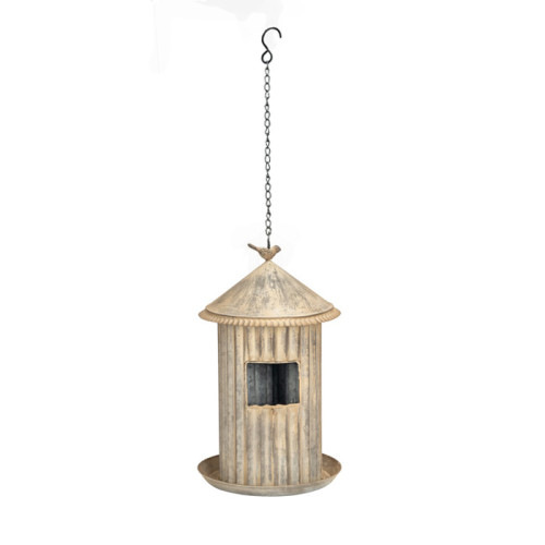 Photograph of Bird Feeder House Zinc Aged