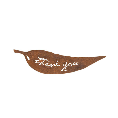 Photograph of Gum Leaf Thank you