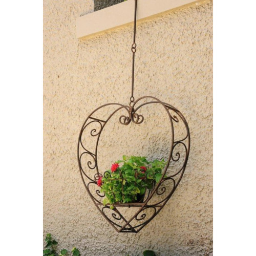 Photograph of Hanging Planter - Metal Heart Small