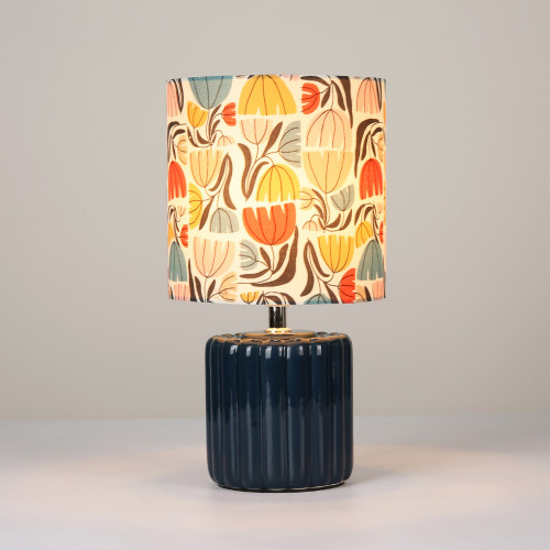Photograph of Cyra Ceramic Table Lamp - Cream