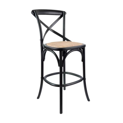 Photograph of Crossback Bar Stool - Black