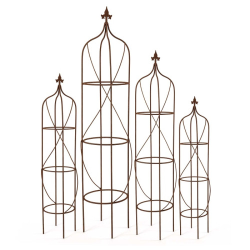 Photograph of Rusted Garden Obelisk - Small