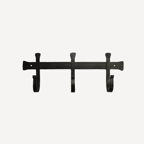 Photograph of Chunky Iron 3 Hook Brush Black