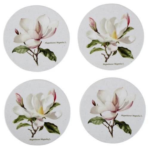 Photograph of Coasters S/4 Botanical Magnolia