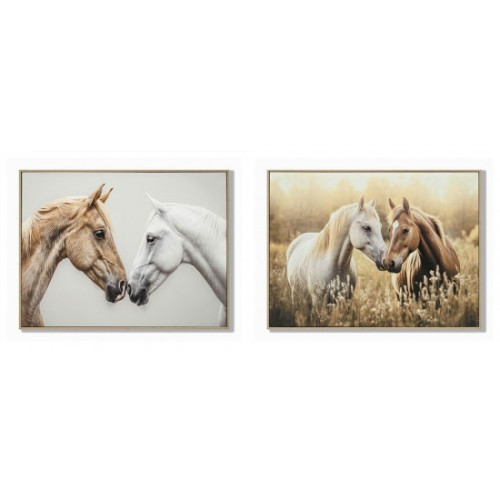 Hand Painted Horse Canvas Print Photograph of Hand Painted Horse Canvas Print