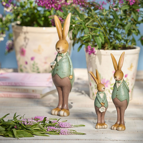 Green Rabbit Family Photograph of Green Rabbit Family
