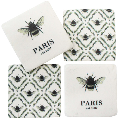 Coasters S/4 Paris Bee Photograph of Coasters S/4 Paris Bee