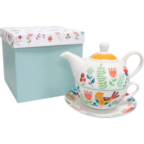 Tea set for 1 Photograph of Tea set for 1