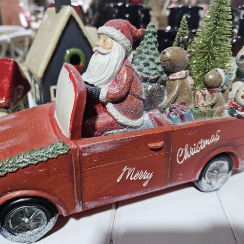 Christmas Ute with Santa and Friends Photograph of Christmas Ute with Santa and Friends