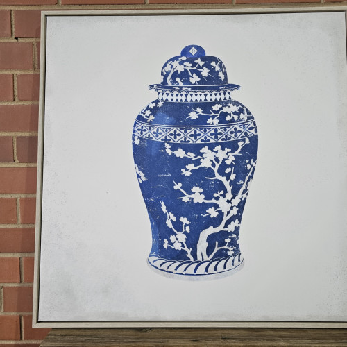 Abe Ginger jar canvas Set of 2 Photograph of Abe Ginger jar canvas Set of 2