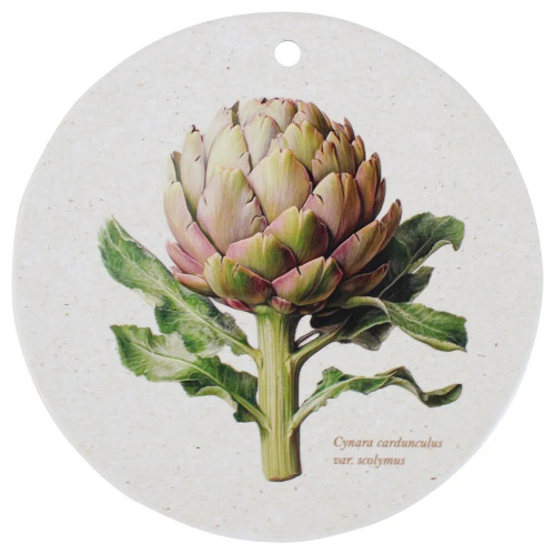 Wall Plaque/trivet Artichoke Photograph of Wall Plaque/trivet Artichoke