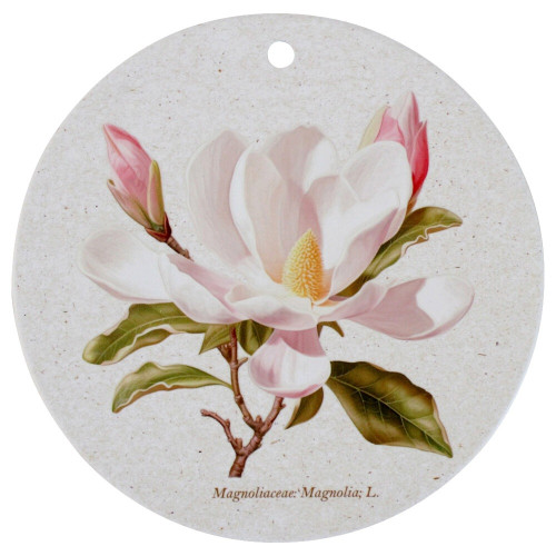 Wall Plaque/trivet Magnolia Photograph of Wall Plaque/trivet Magnolia