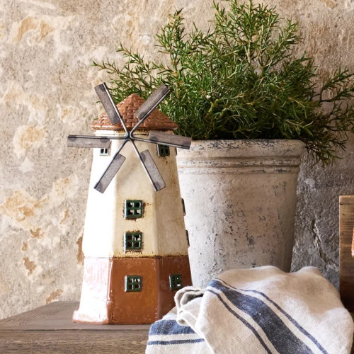 Cotswolds Country Tea Light Windmill Photograph of Cotswolds Country Tea Light Windmill