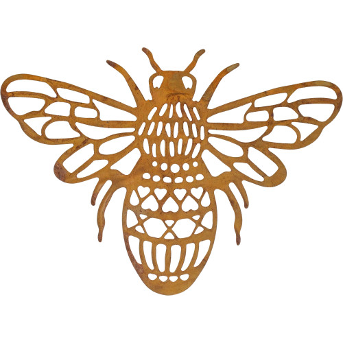 Photograph of Bee rusty metal