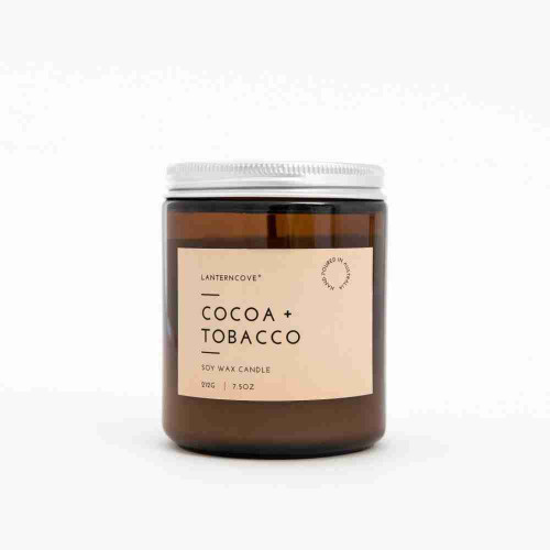 Photograph of Candle Cocoa + Tobacco Jar