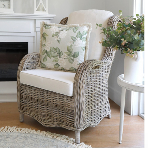 Photograph of Cane Kubu Prince Armchair