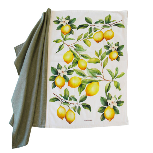 Photograph of Tea Towel Lemons