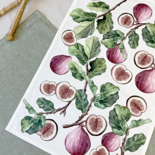Photograph of Tea Towel Figs