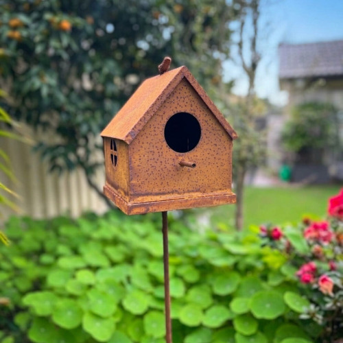 Photograph of Bird House Stake