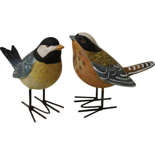 Photograph of Birds Yellow Set of 2