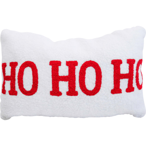 Photograph of Christmas Cushion Boucle Ho Ho Ho